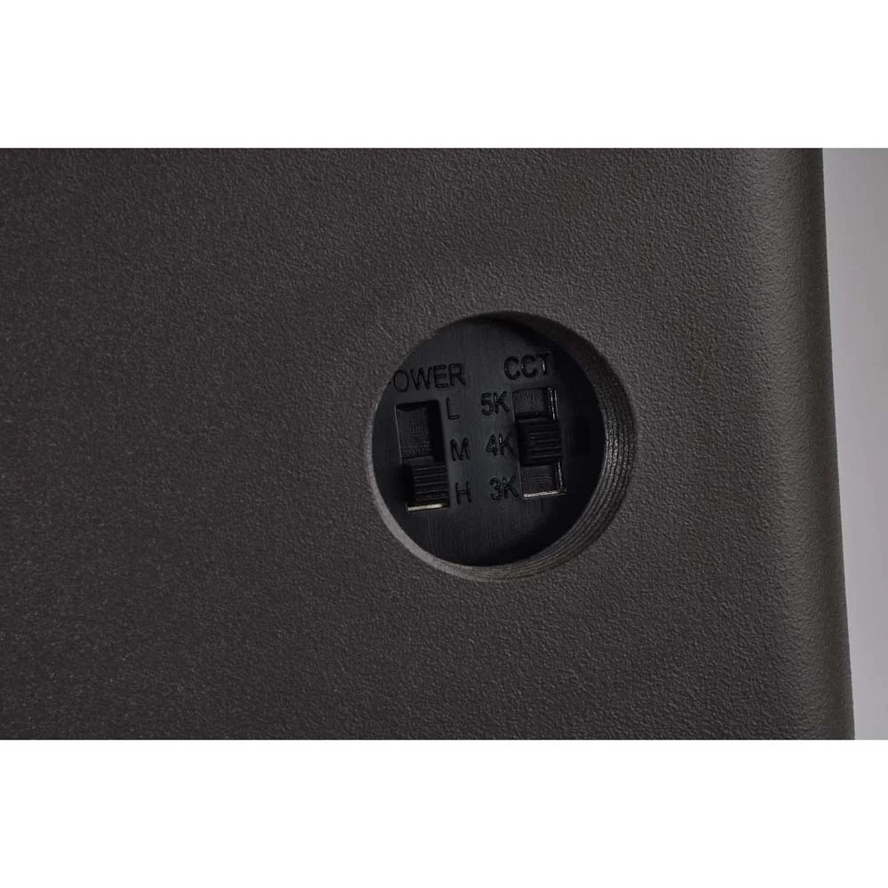 LED Tempered Glass Flood Light w/ CCT Tunable ColorQuick Bronze Finish - Image 7