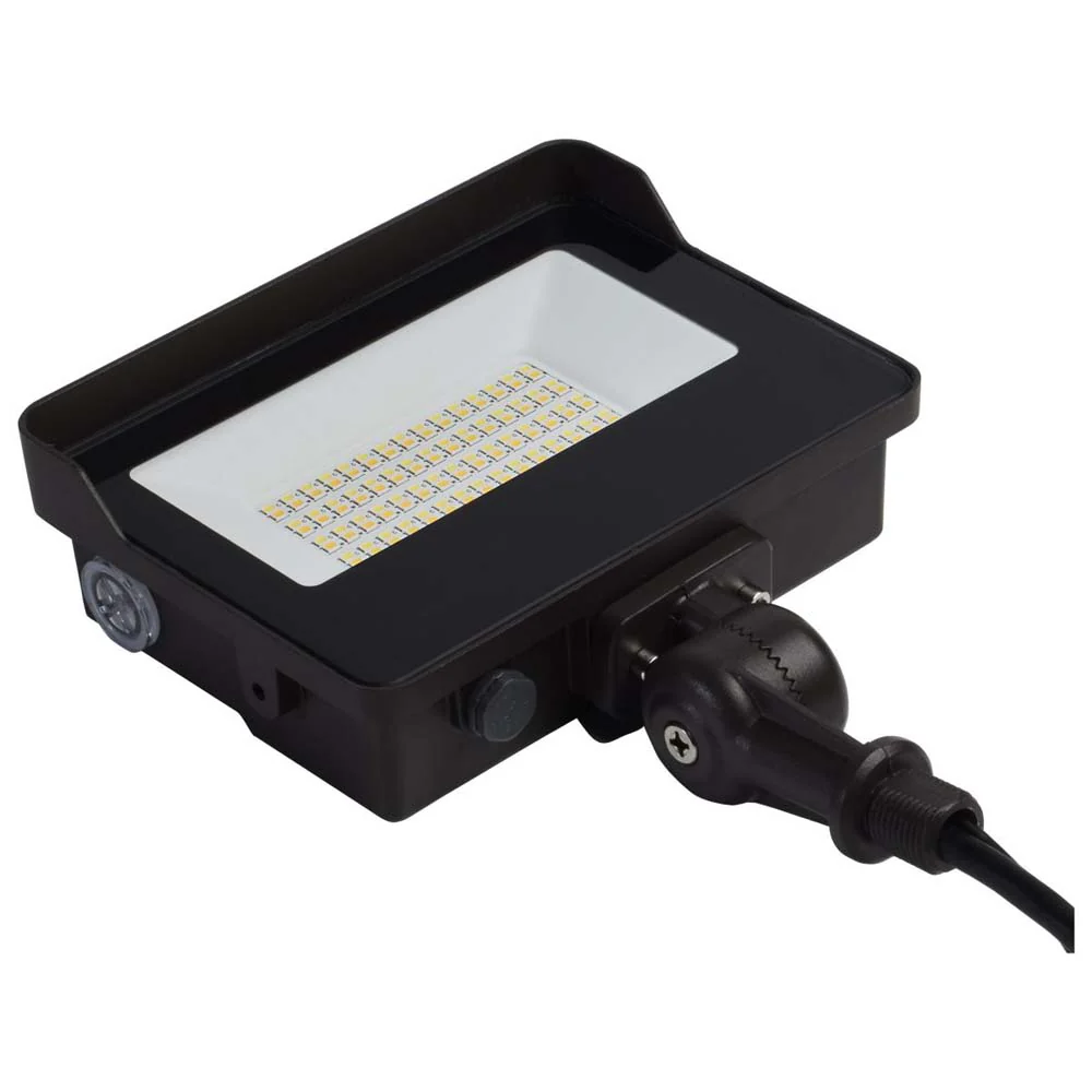 LED Tempered Glass Flood Light w/ CCT Tunable ColorQuick Bronze Finish - Image 3