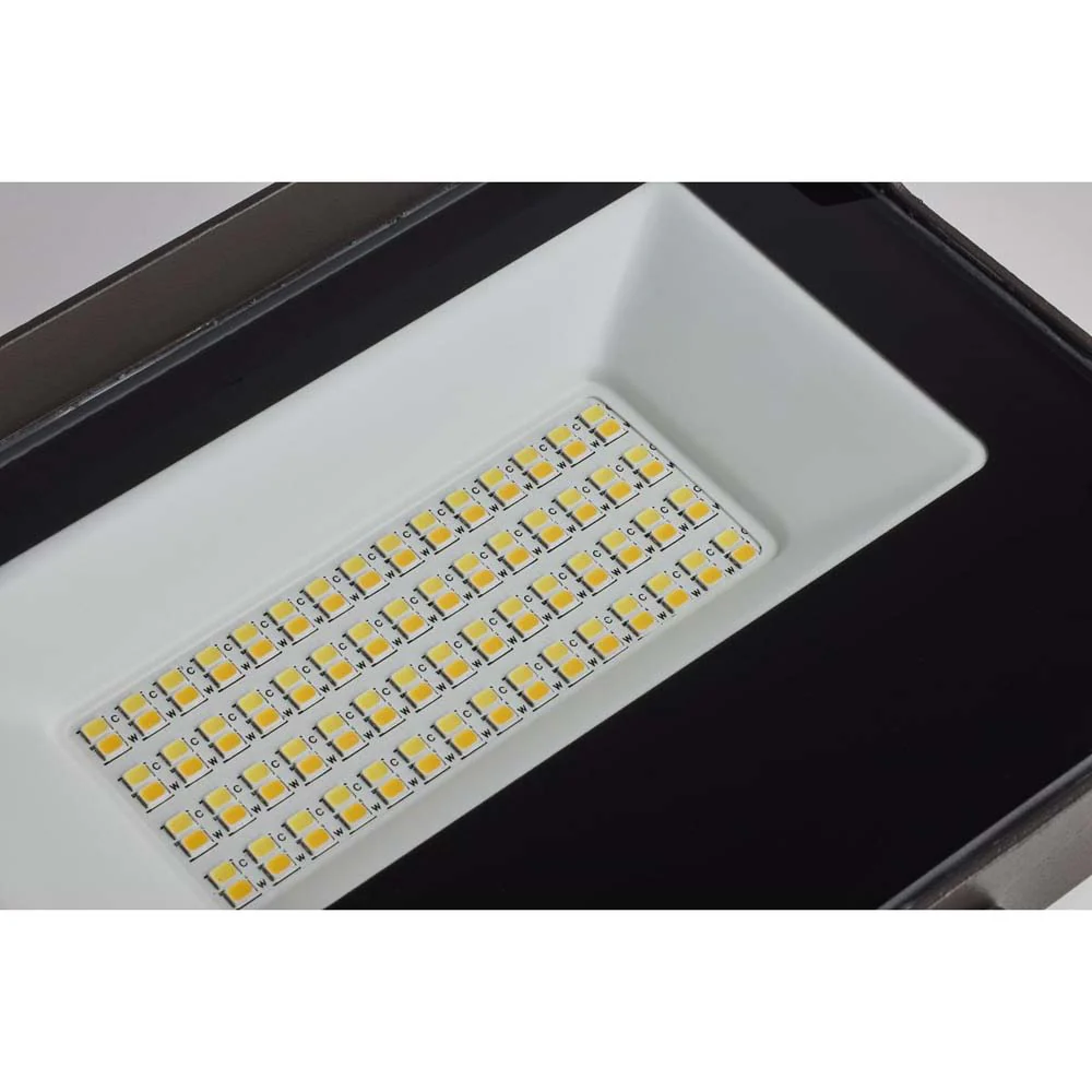 LED Tempered Glass Flood Light w/ CCT Tunable ColorQuick Bronze Finish - Image 4