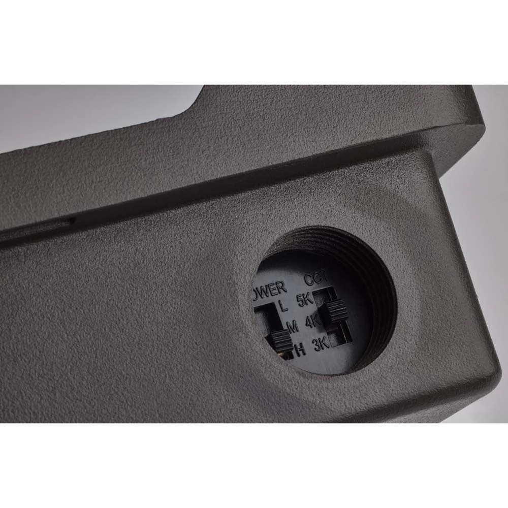 LED Tempered Glass Flood Light w/ CCT Tunable ColorQuick Bronze Finish - Image 8