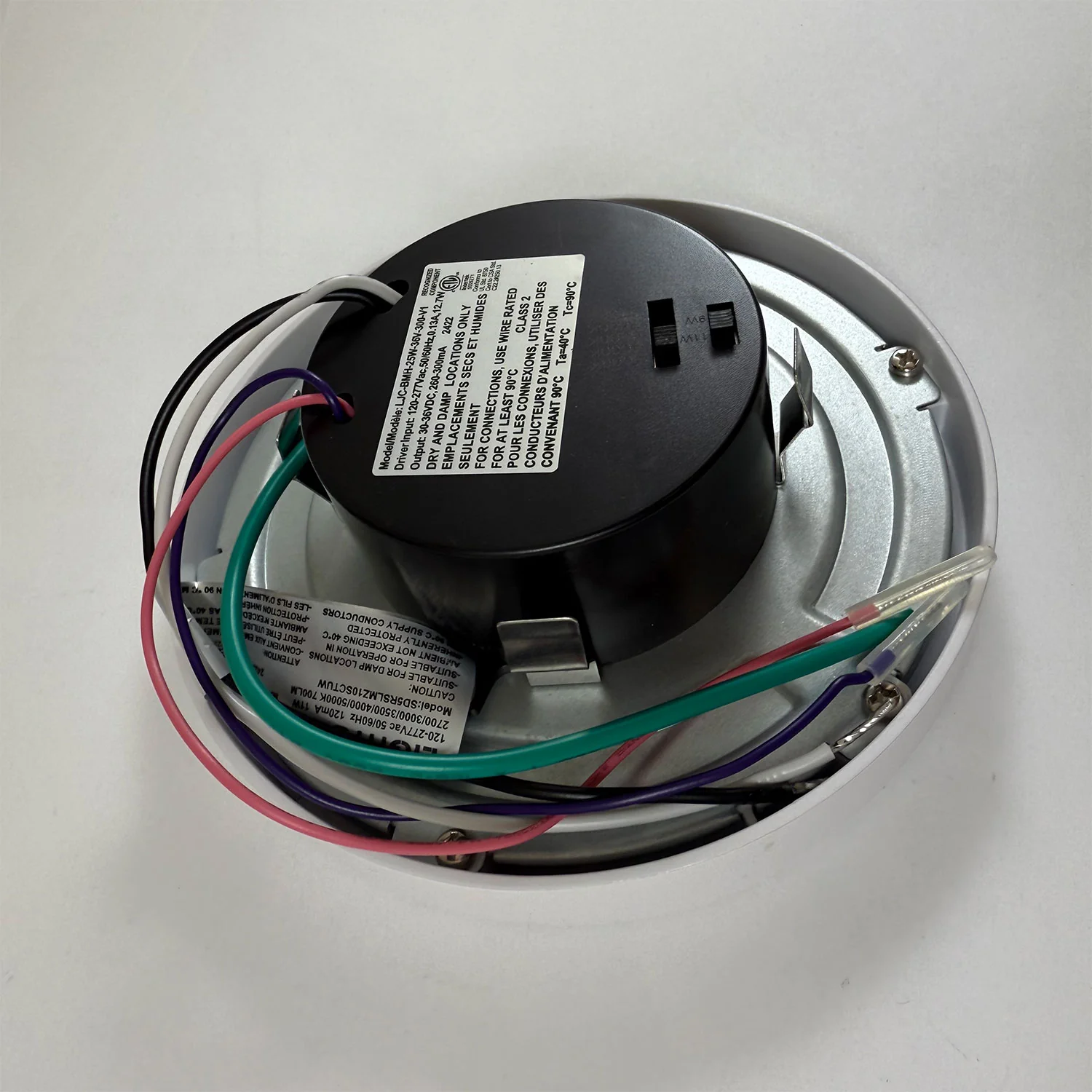 Lightolier 5-in UNV Round LED Surface Mount Downlight Lumen & 5CCT Selectable - Image 5