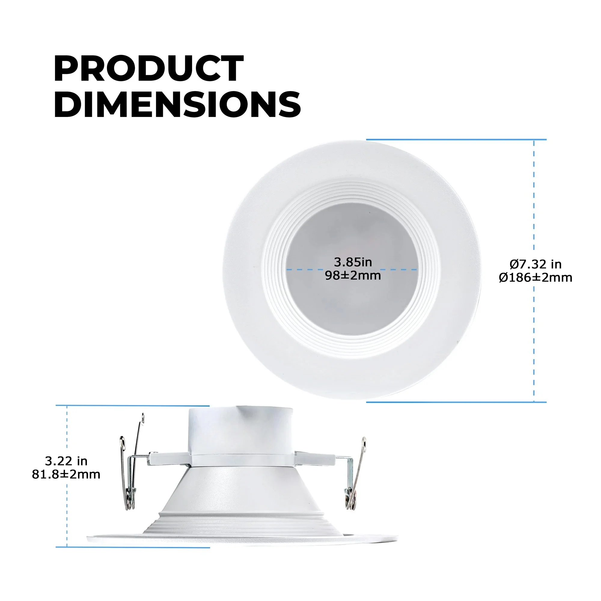 Lightolier 5-6in 10W 850Lm Retrofit Downlight CCT Select - 75w Equiv. - Image 2