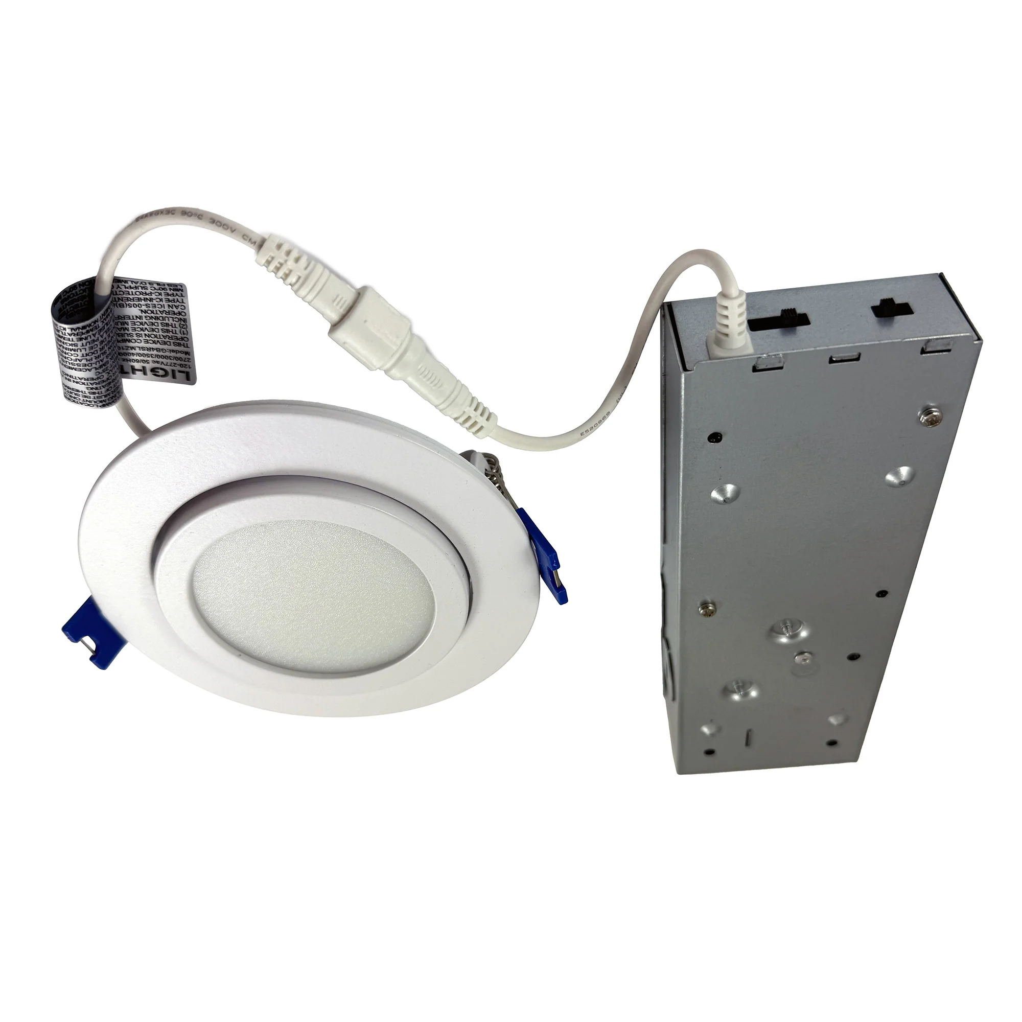 Lightolier 6-in UNV Round Gimbal LED Downlight Lumen & 5CCT Selectable 120-277V - Image 2