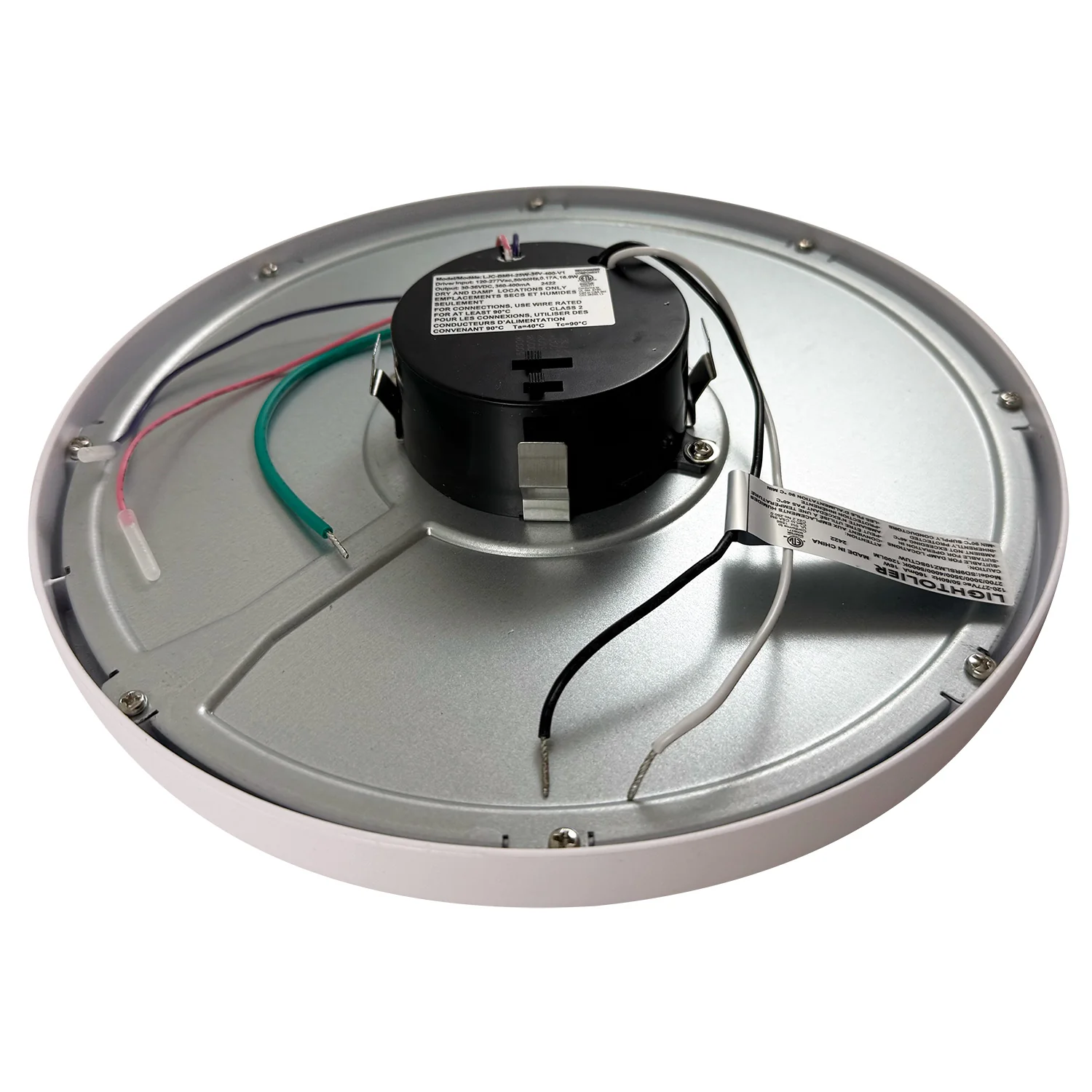 Lightolier 9-in UNV Round LED Surface Mount Downlight Lumen & 5CCT Selectable - Image 6