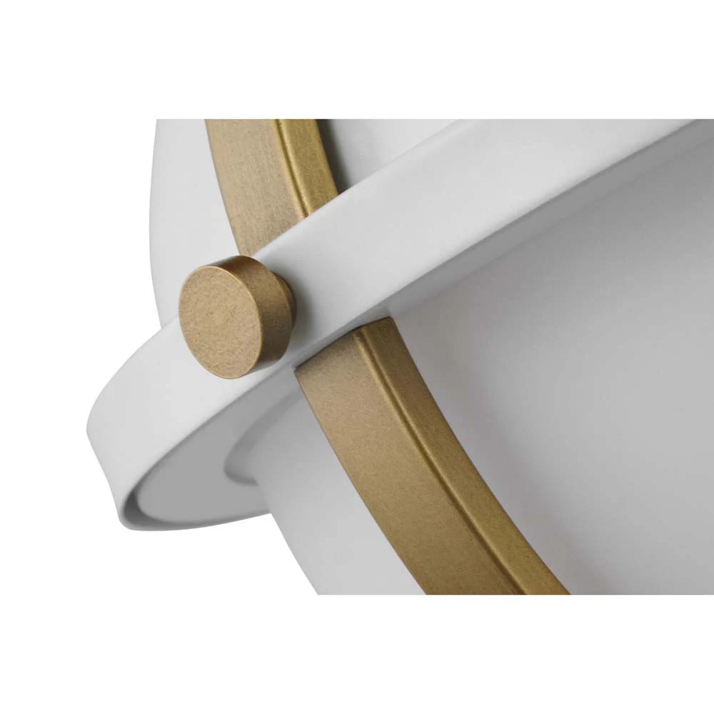 Lincoln Medium Pendant E26 Base 60w Matte White Finish White Opal Glass - Image 4