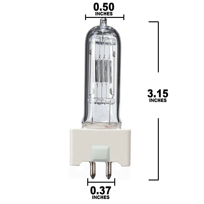 Litewate Fresnels FKW Type 3131 300W Betweenie Solarspot GY9.5 Replacement Lamp - Image 2