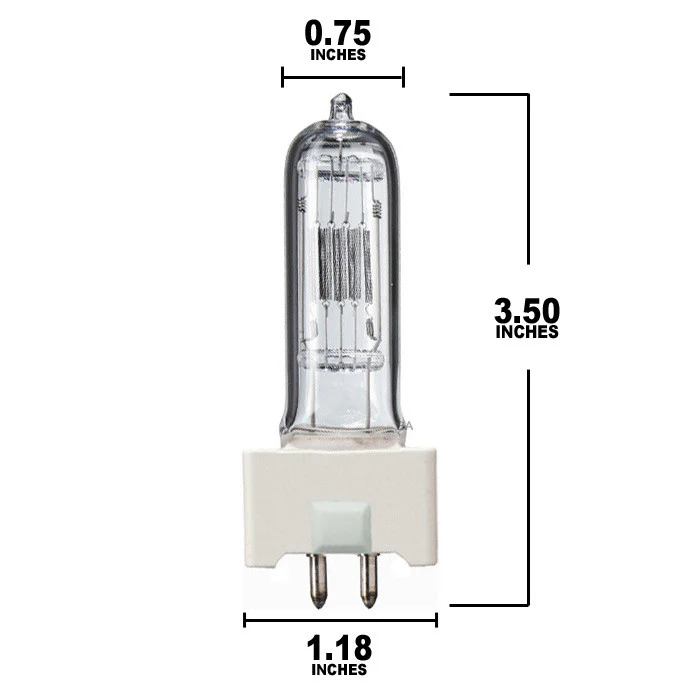Litewate Fresnels FRK Type 4821 650W Tweenie II Solarspot Replacement Lamp - Image 2