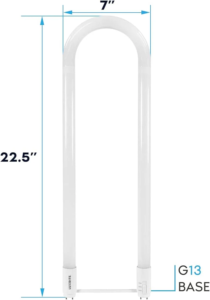 Luxrite 15W T8 LED CCT Selectable U-BEND (6PK) - Image 2
