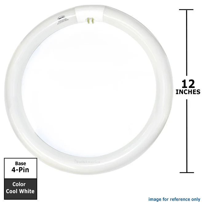 Luxrite 32w FC12T9 Cool White 4-Pin Circline Fluorescent Light Bulb - Image 2
