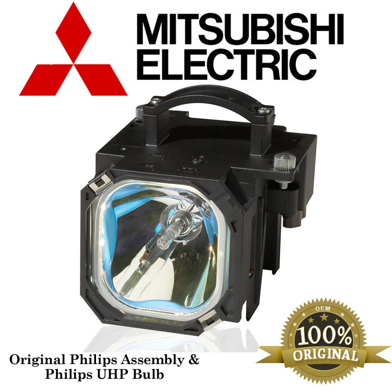 Mitsubishi 915P028010 TV Replacement Lamp with Genuine OEM Philips TV Bulb - Image 2