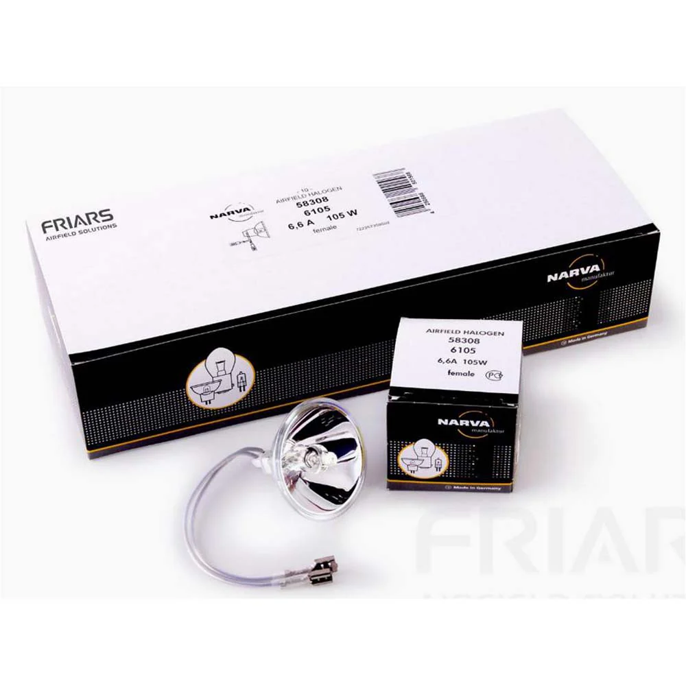 Narva 58308 - 6105 - 6.6A 105W Cable Flat Female Connectors Aircraft Bulb - Image 5