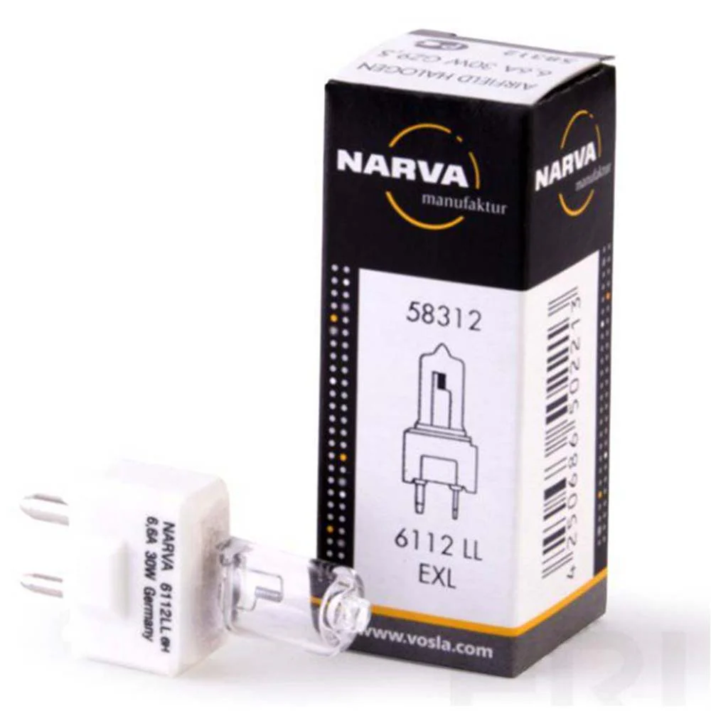 Narva 58312 EXL 6112 LL 6.6A 30W GZ9.5 Base Airfield Bulb - Image 4