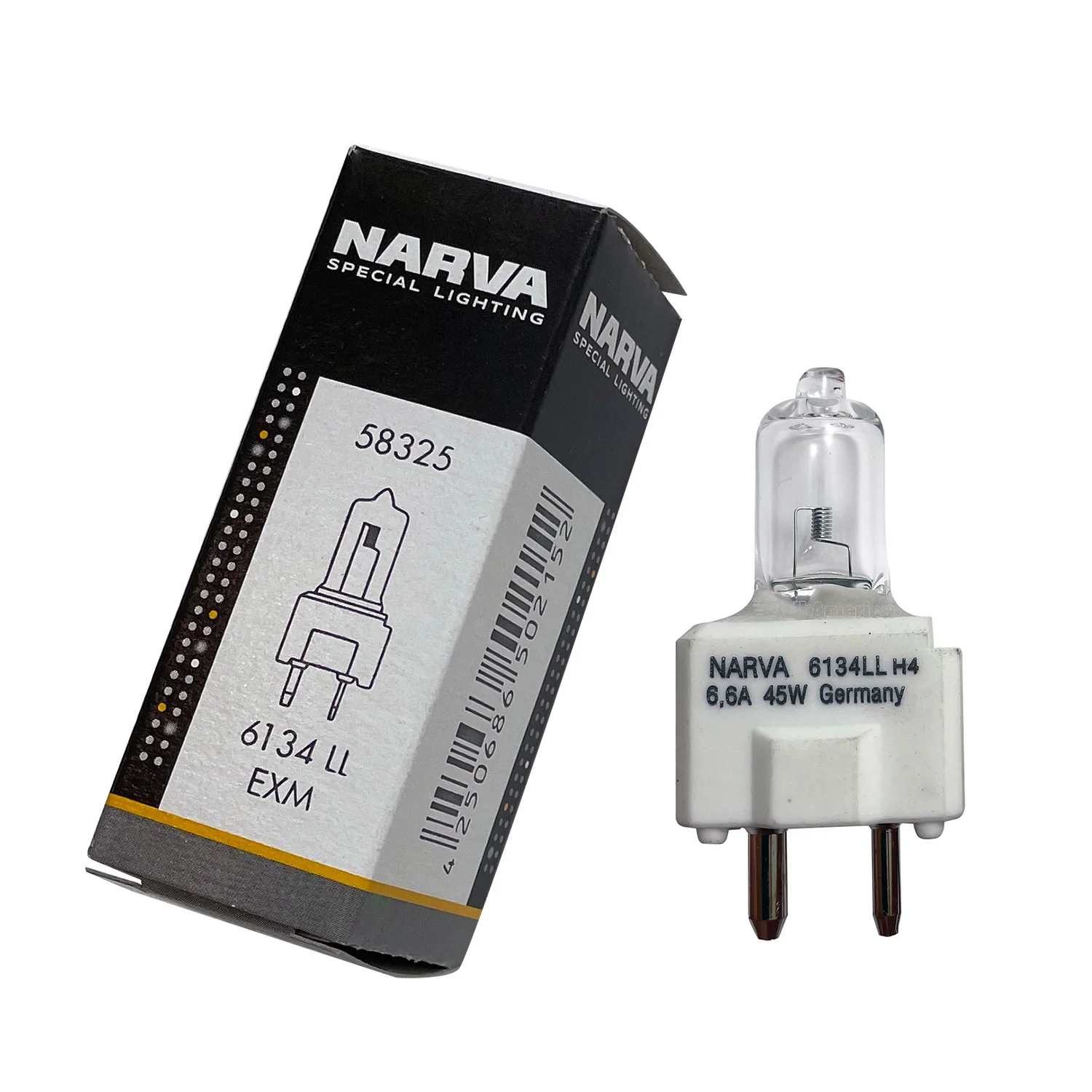 Narva 58325 EXM 6134 LL 6.6A 45W GZ9.5 Base Airfield Bulb - Image 2