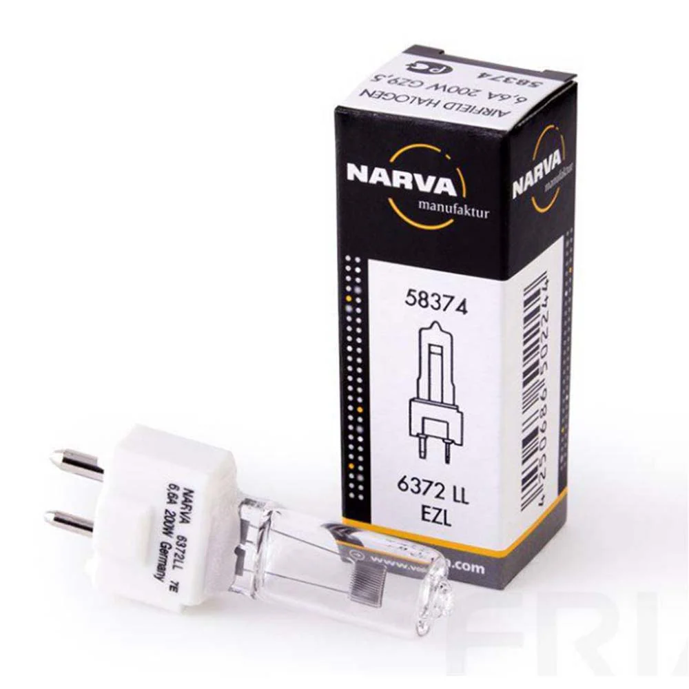 Narva 58374 EZL 6372 LL 6.6A 200W GZ9.5 Base Airfield Bulb - Image 4