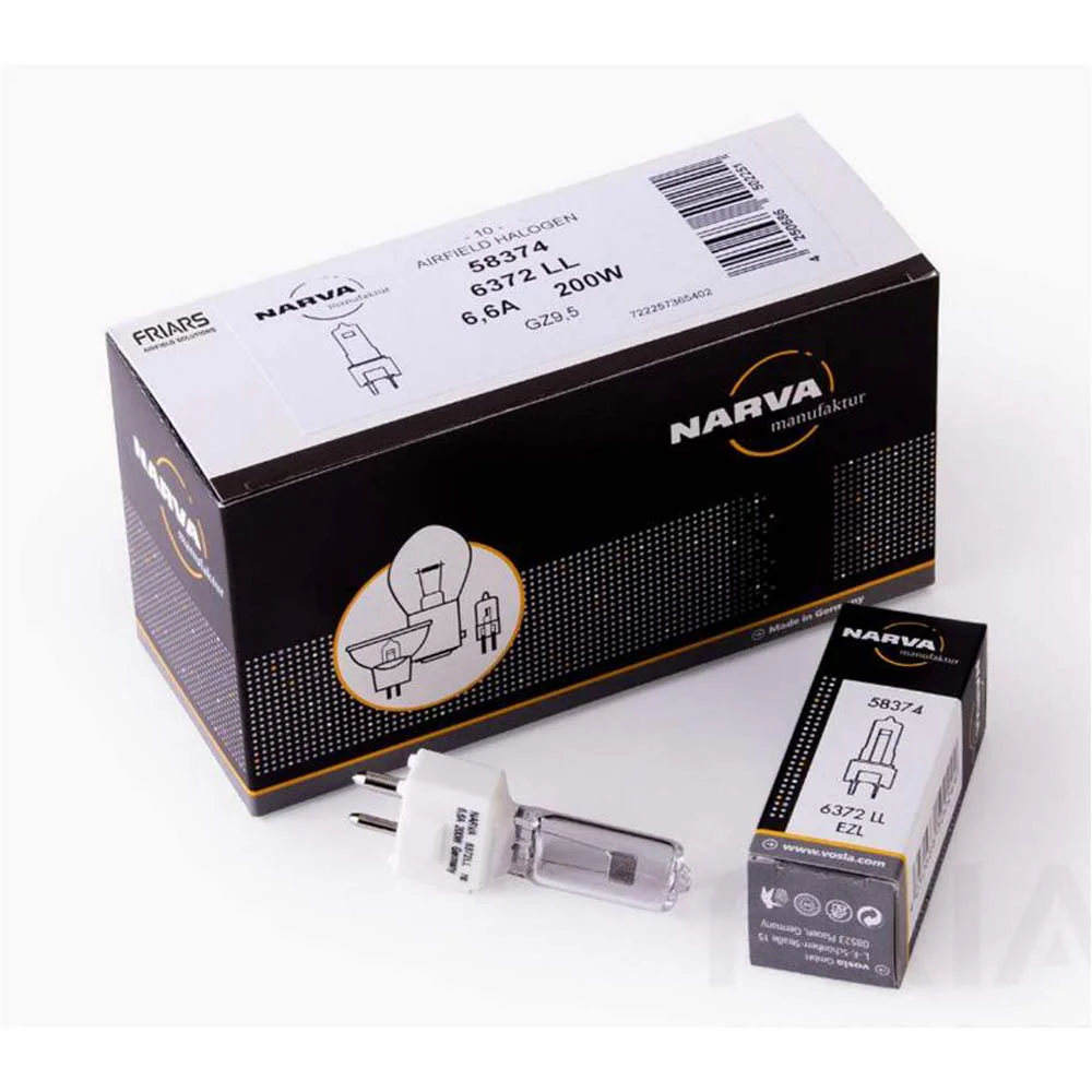 Narva 58374 EZL 6372 LL 6.6A 200W GZ9.5 Base Airfield Bulb - Image 5