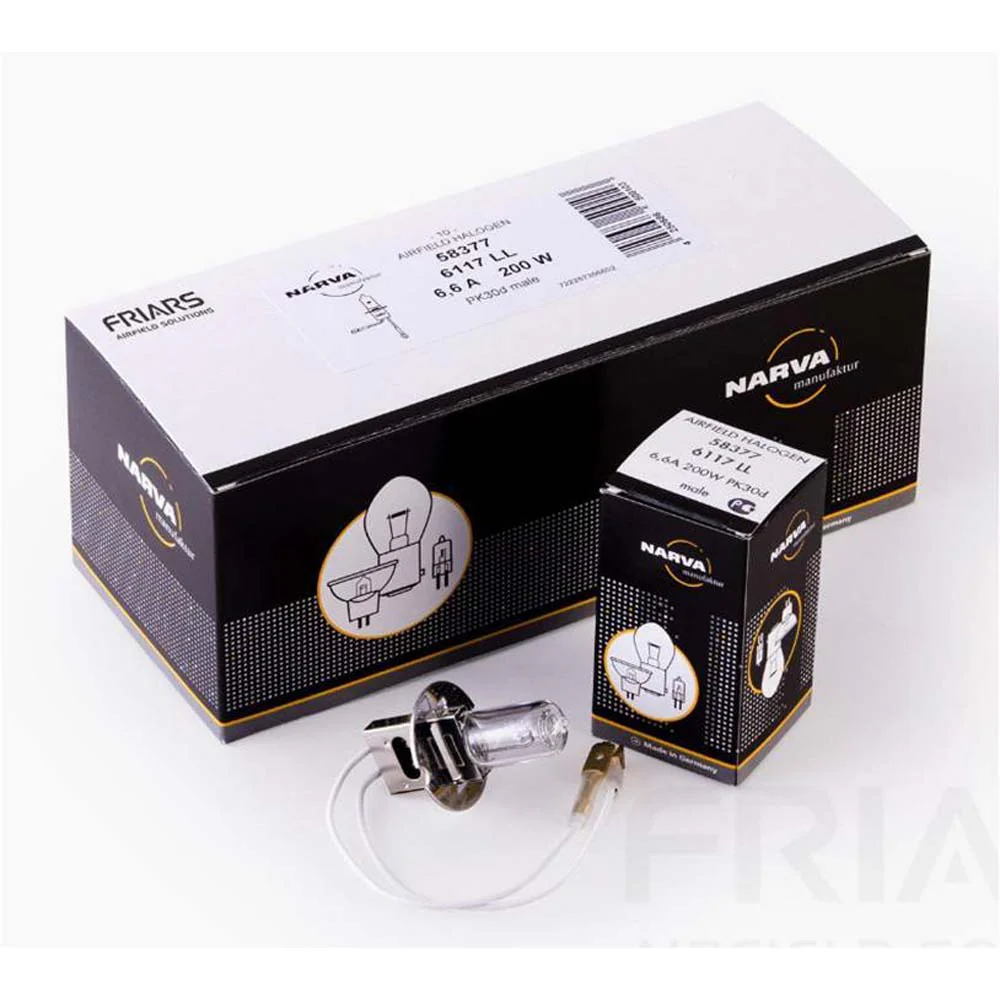 Narva 58377 6117 LL 6.6A 200W PK30d w/ Male Connector Airfield Bulb - Image 5