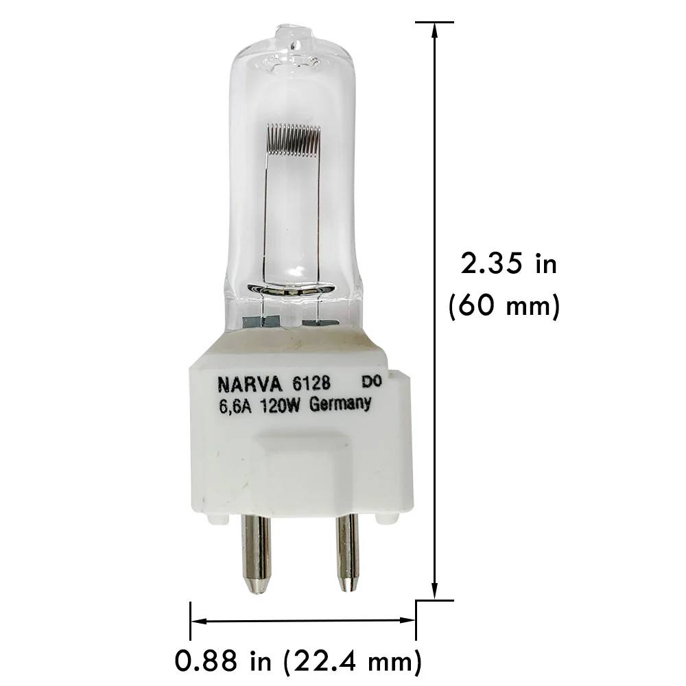 Narva 58355 EVV 6128 120W T4 6.6A Airfield Lamp - Image 2