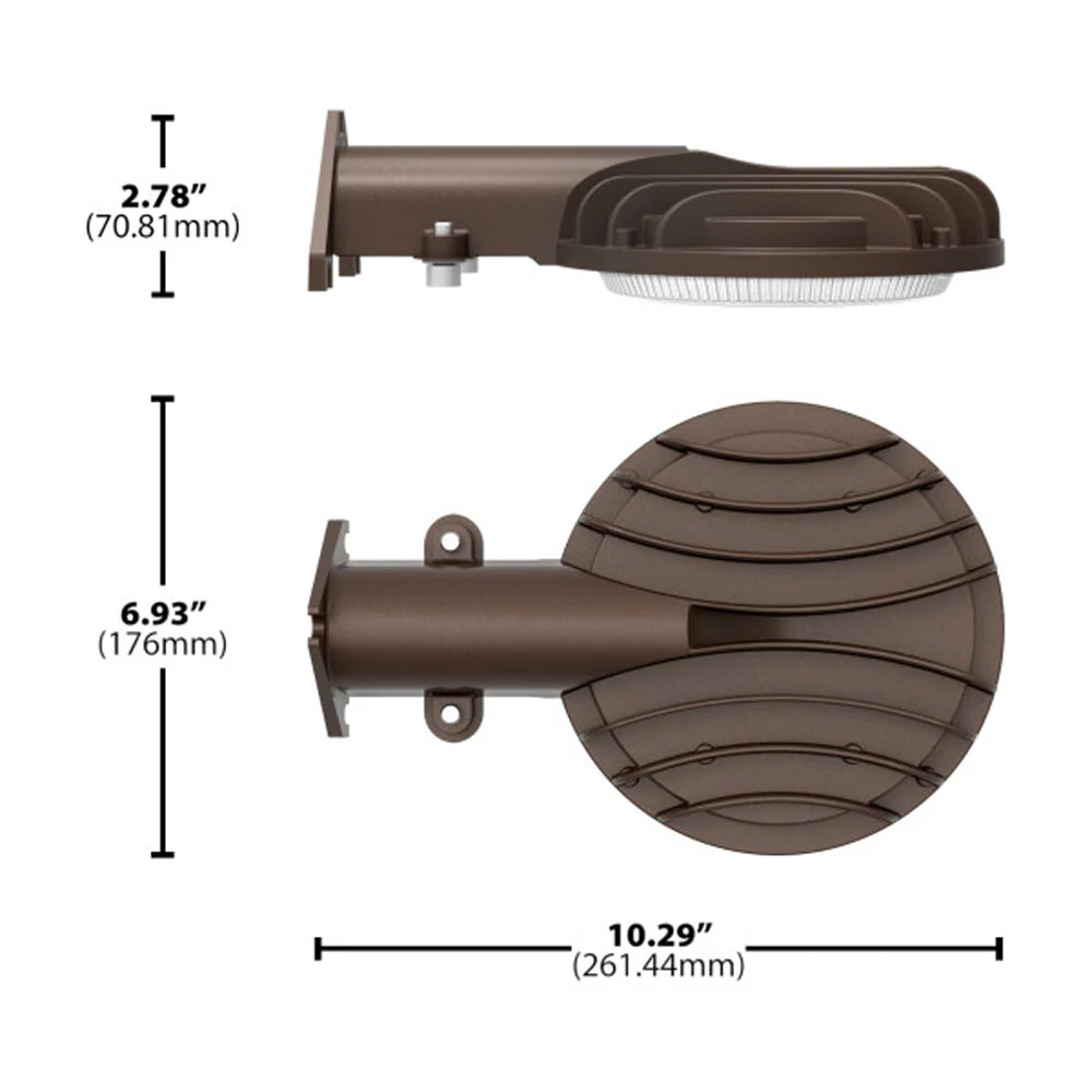 NICOR 10-inch Compact LED Canopy Light with Photocell - Image 9