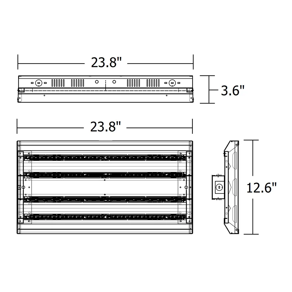NICOR 100 Watt LED High Bay in 4000K - Image 6