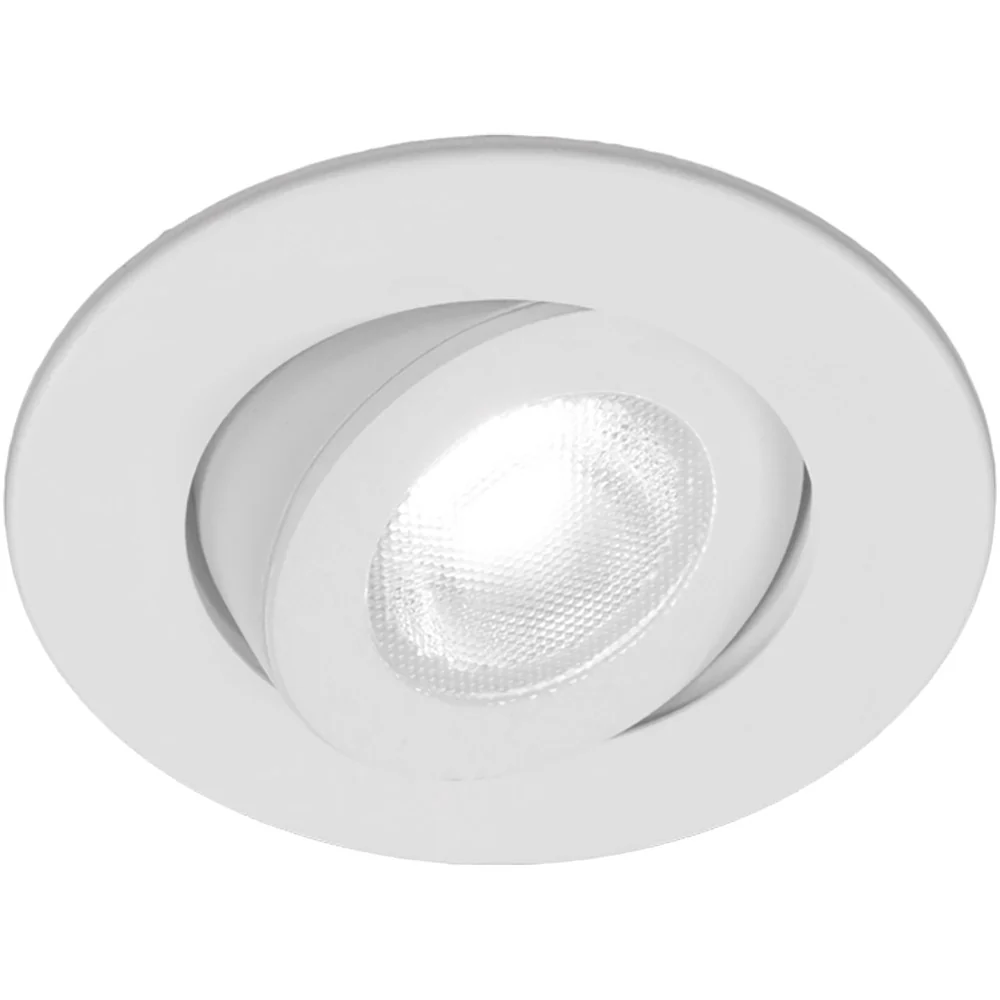 NICOR 2 in. LED Gimbal Downlight 2700 Warm White 662Lm with White Trim - Image 2