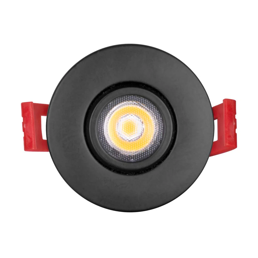 NICOR 2-inch LED Gimbal Recessed Downlight in Black, 4000K - Image 2