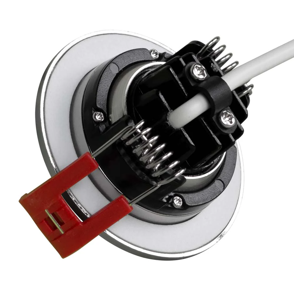 NICOR 2-inch LED Gimbal Recessed Downlight in Nickel, 4000K - Image 5