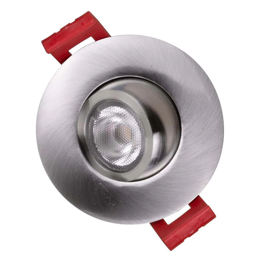 NICOR 2-inch LED Gimbal Recessed Downlight in Nickel, 4000K - Image 7