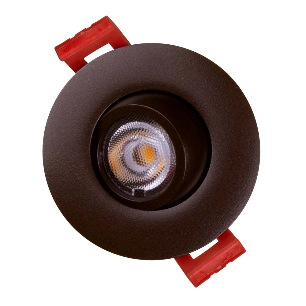 NICOR 2-inch LED Gimbal Recessed Downlight in Oil-Rubbed Bronze, 3000K - Image 7
