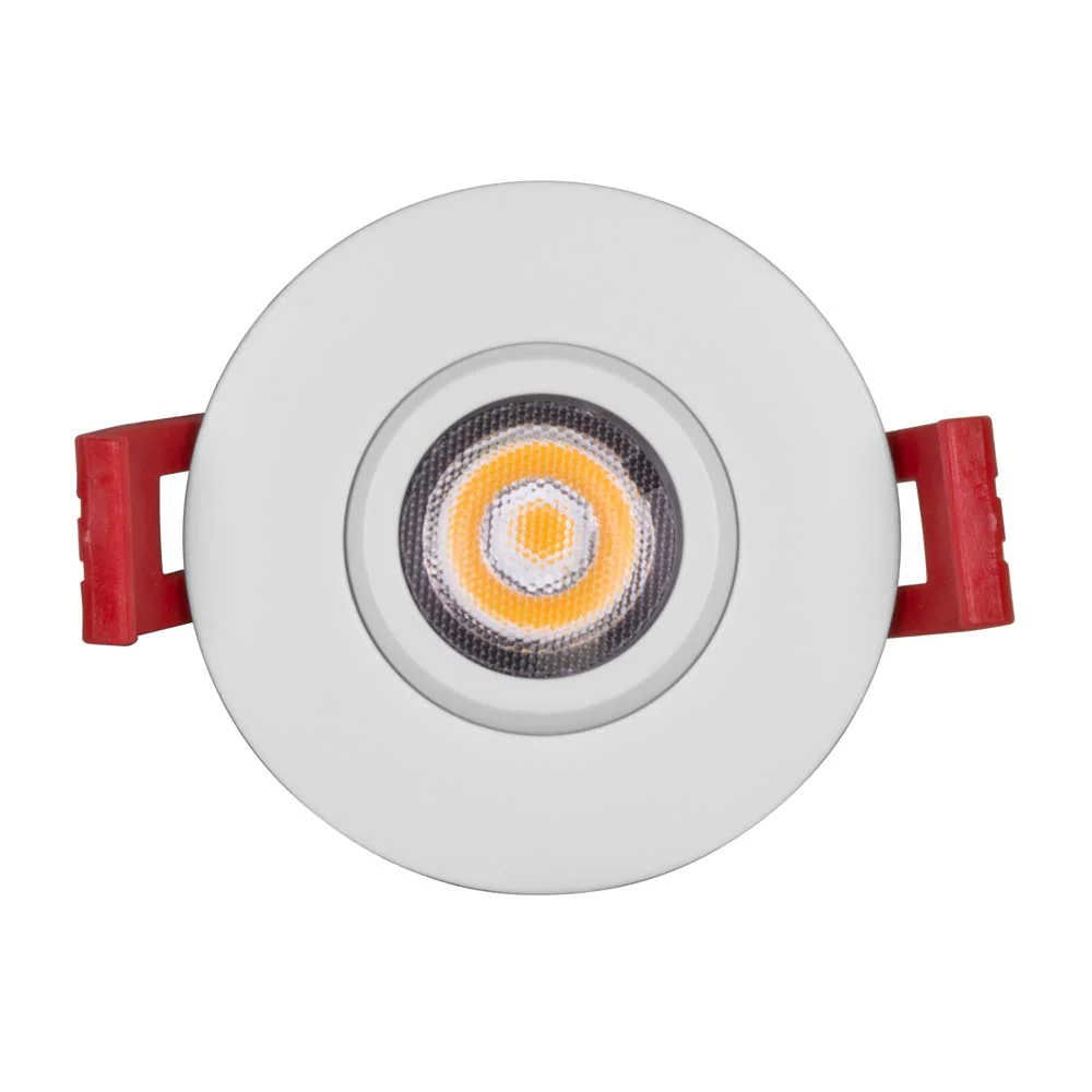 NICOR 2-inch LED Gimbal Recessed Downlight in White, 2700K - Image 2