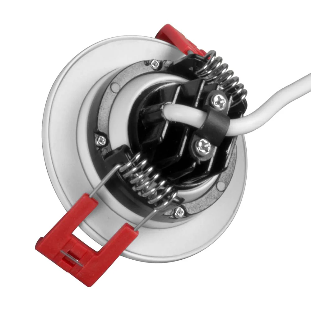 NICOR 2-inch LED Gimbal Recessed Downlight in White, 2700K - Image 5