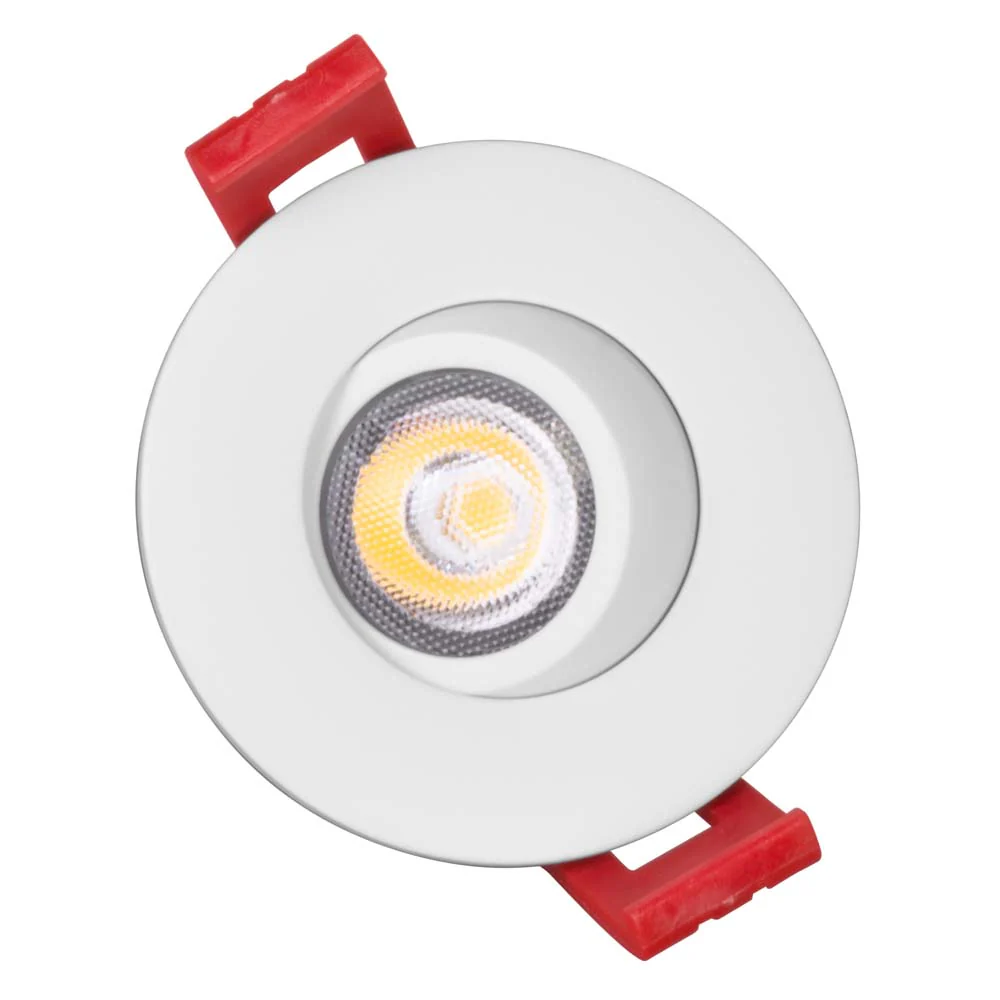 NICOR 2-inch LED Gimbal Recessed Downlight in White, 2700K - Image 7