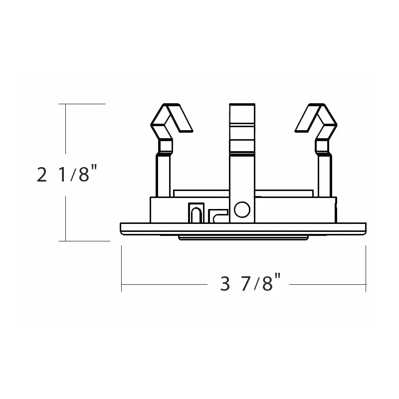 NICOR 3.875 in. White Gimbal Trim - Image 2