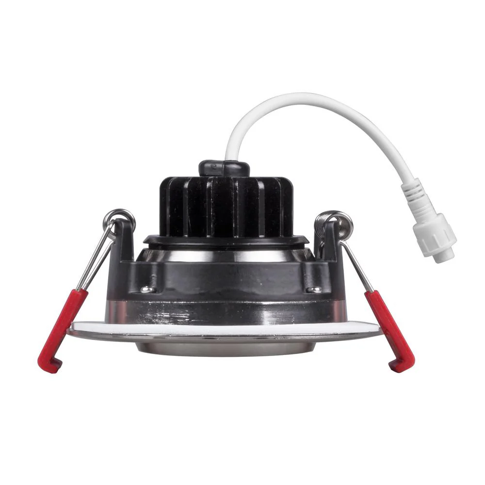 NICOR 3-inch LED Gimbal Recessed Downlight in Nickel, 2700K - Image 6