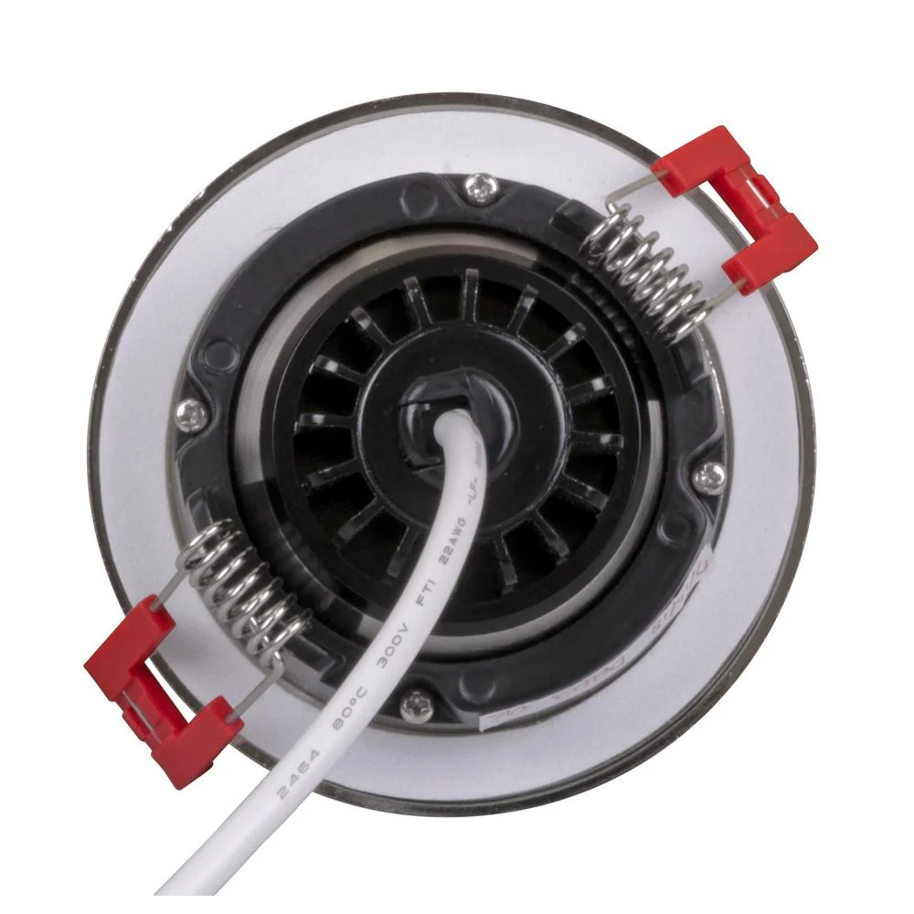NICOR 3-inch LED Gimbal Recessed Downlight in Nickel, 2700K - Image 7