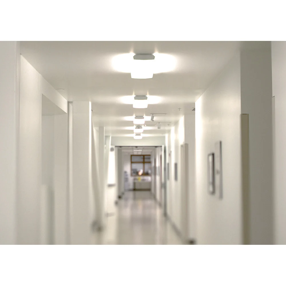 NICOR 4 Ft. Dimmable LED Wraparound with Prismatic Acrylic Lens in 3000K - Image 5