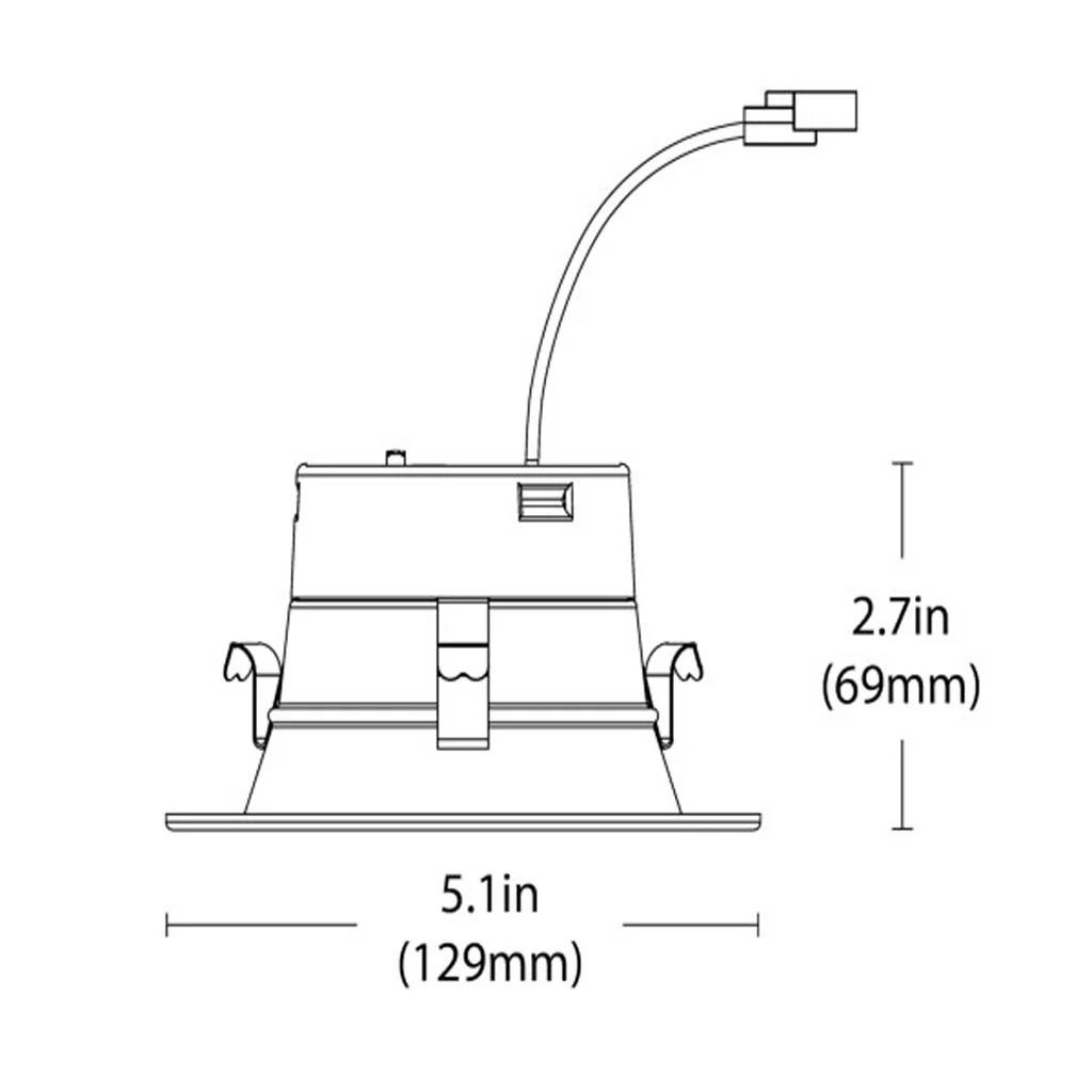 Nicor 4-in Black 3000K Recessed LED Downlight - Image 2