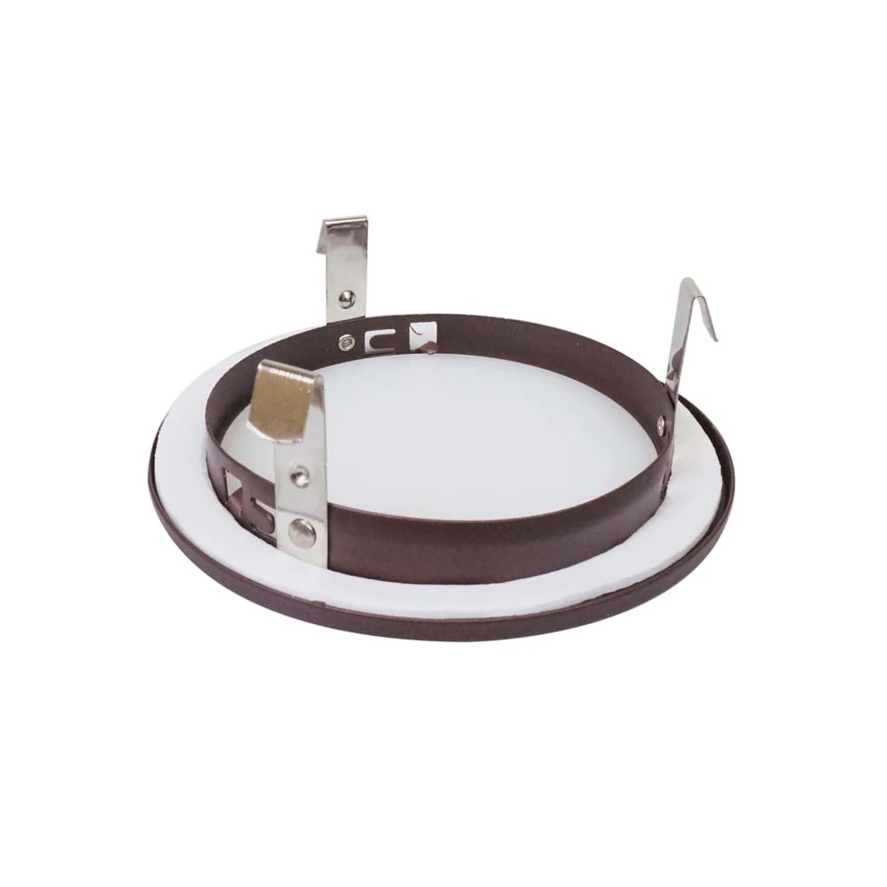 NICOR 4 in. Oil-Rubbed Bronze Recessed Shower Trim with Albalite Glass Lens - Image 3