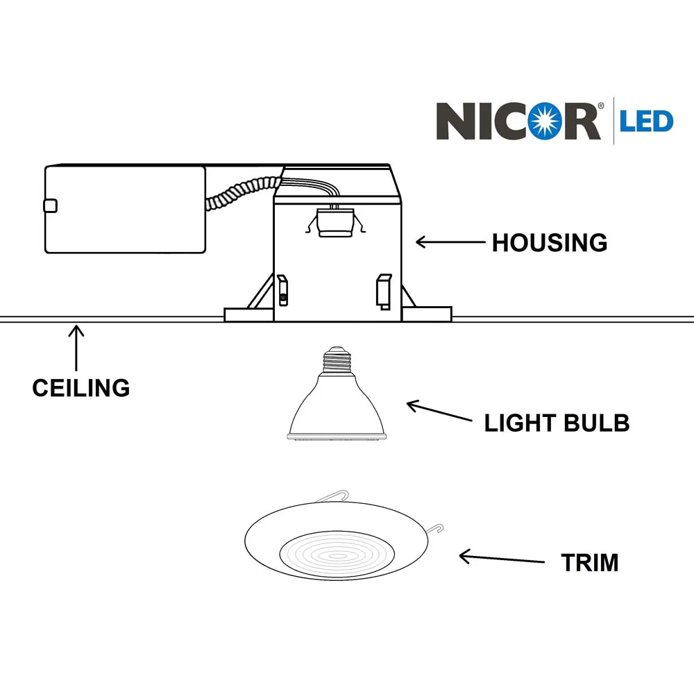 NICOR 4 in. Oil-Rubbed Bronze Recessed Shower Trim with Albalite Glass Lens - Image 7