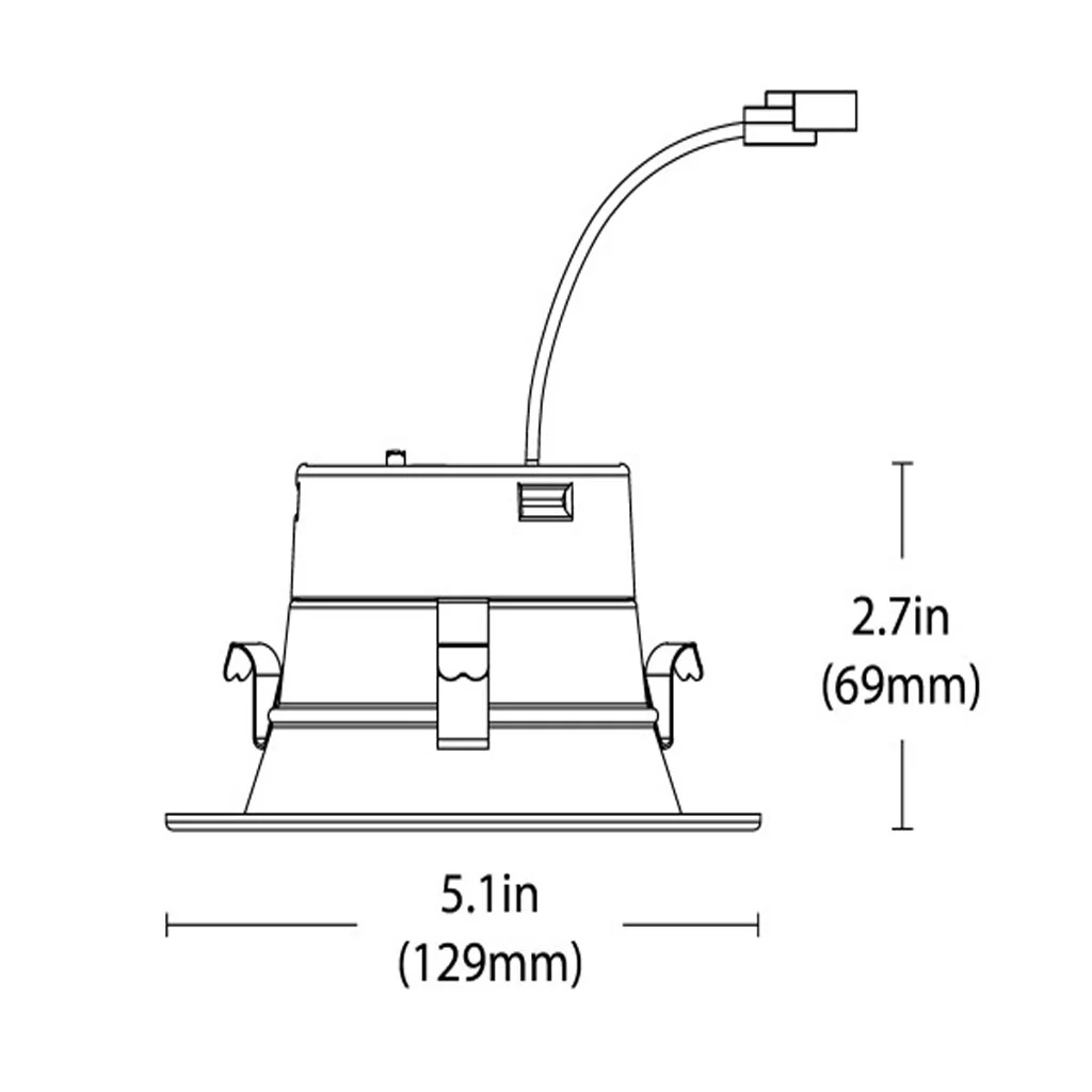 Nicor 4-in White Selectable Recessed LED Downlight - Image 2
