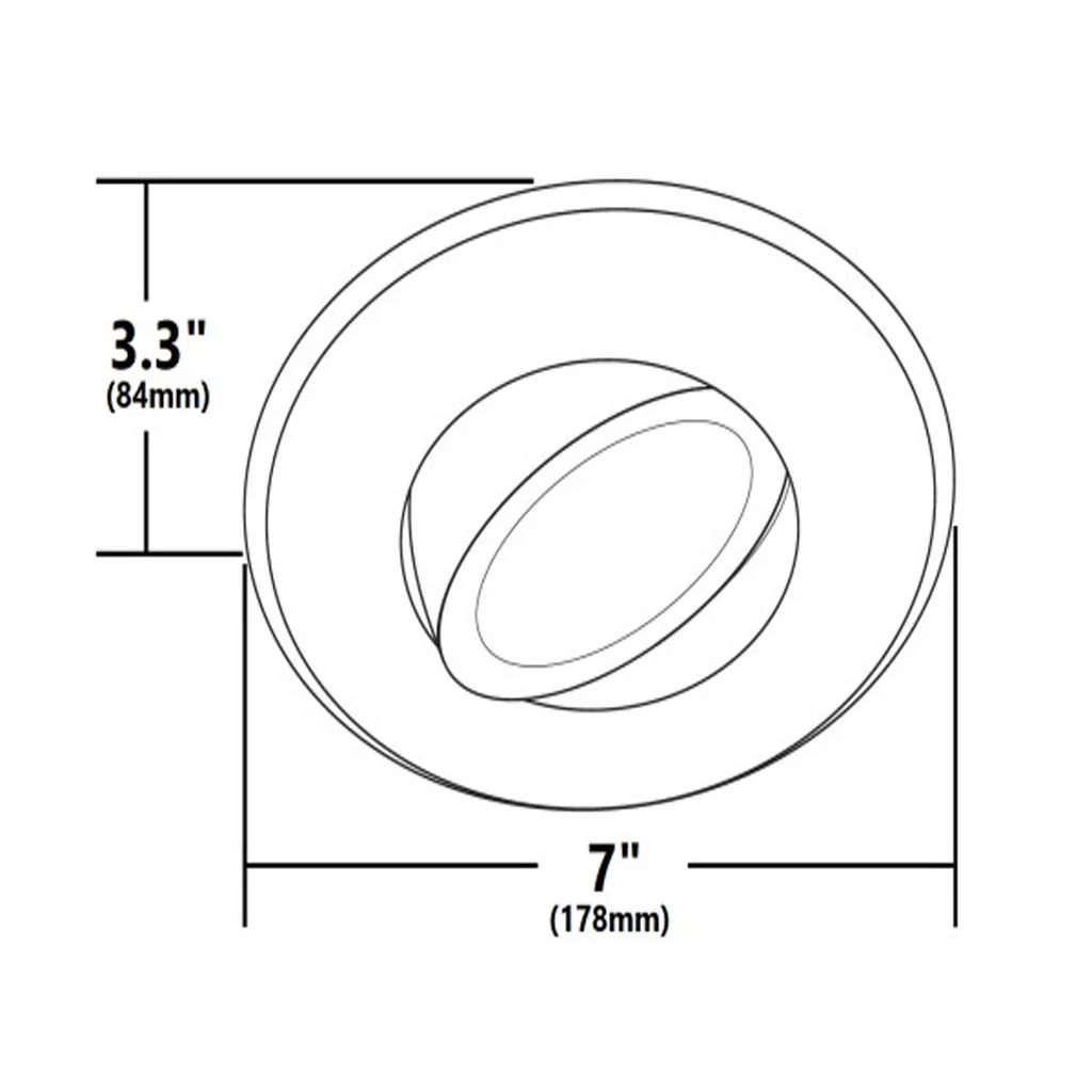 Nicor 5/6-in LED Gimbal Downlight Retrofit Kit 4000K Oil-Rubbed Bronze - Image 2