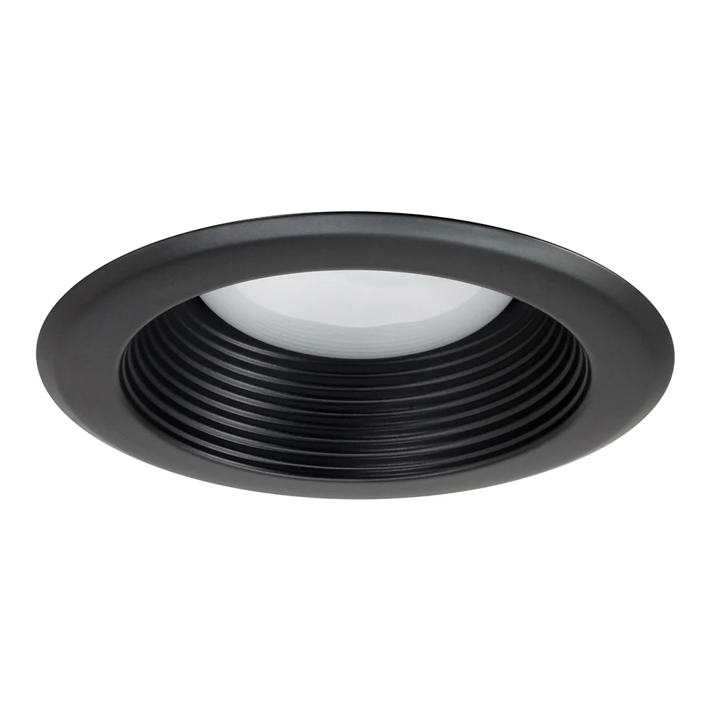 NICOR 5 in. All Black Baf Trm 75W R/Par
