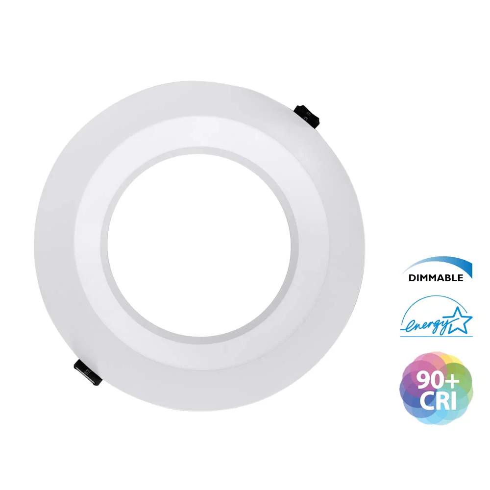 Nicor CLR-Select 8-inch White H/O Commercial Canless LED Downlight Kit - Image 5