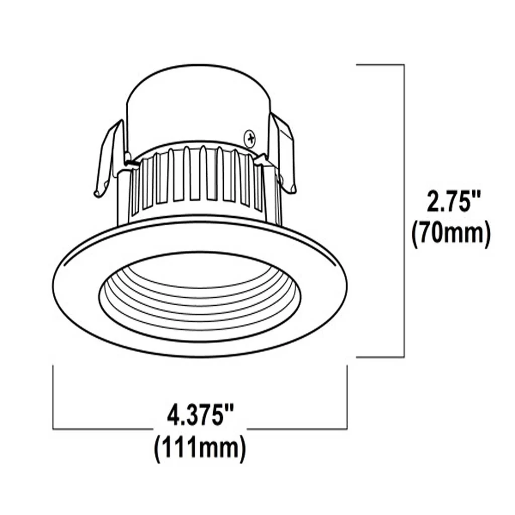 Nicor DLR3 Series 3-in Oil-Rubbed Bronze LED 3000K Recessed Retrofit Downlight - Image 2