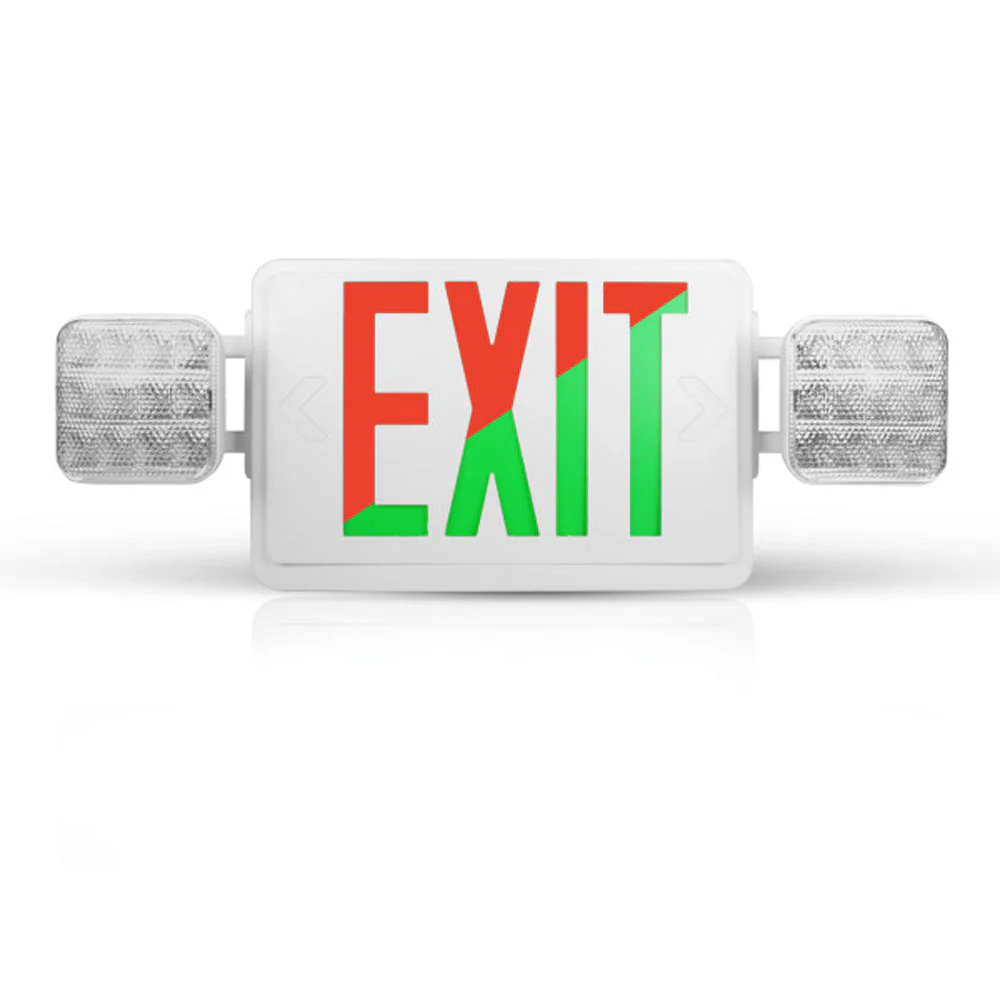 NICOR LED Emergency Exit Sign Color Combo