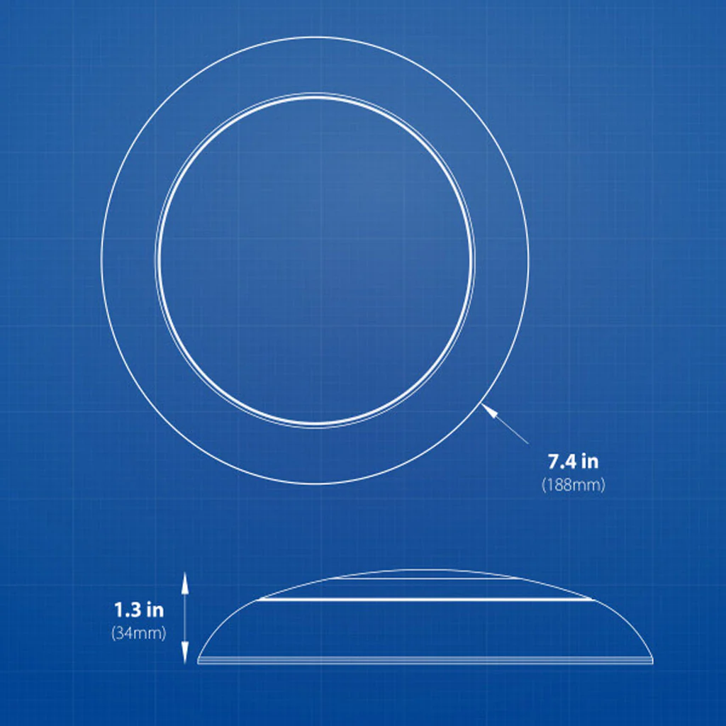 Nicor RSD Series 6-in Surface Mount 3000K LED Downlight - Image 2