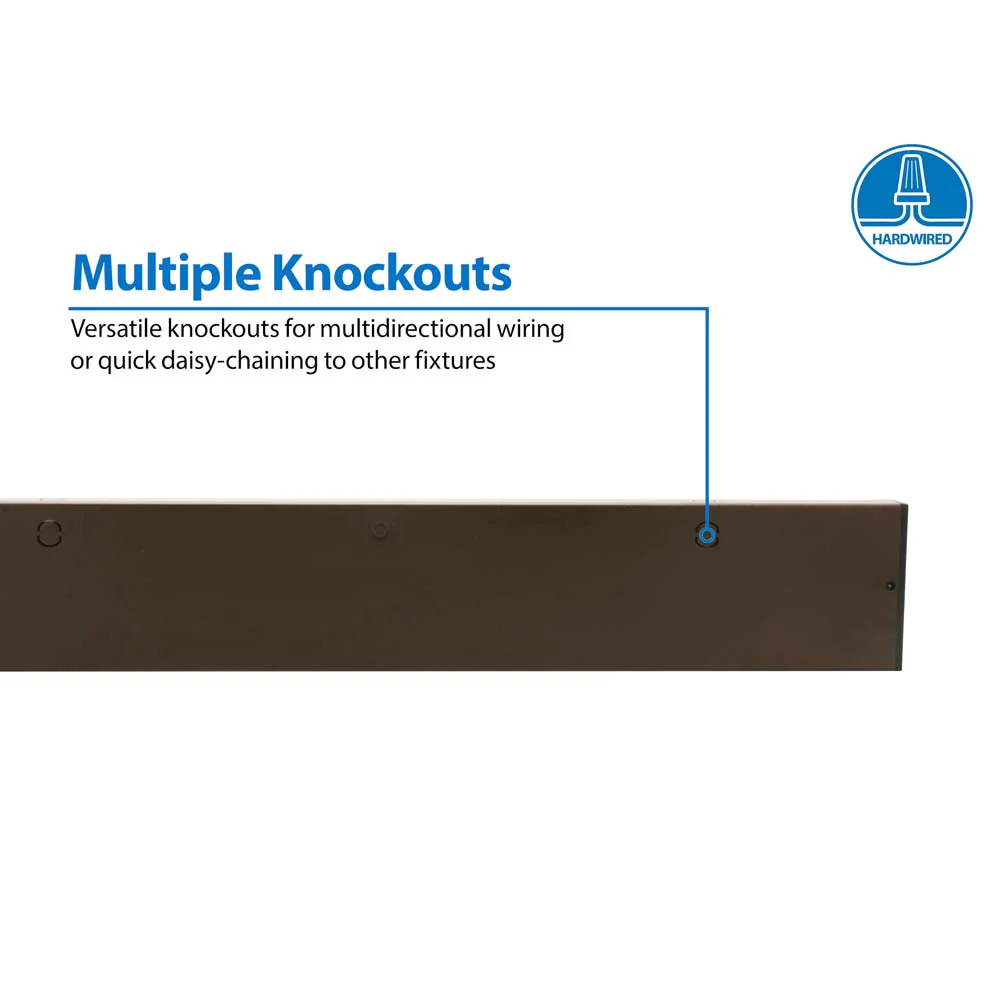 NUC-5 Series 40-inch Oil Rubbed Bronze Selectable LED Under Cabinet Light - Image 4