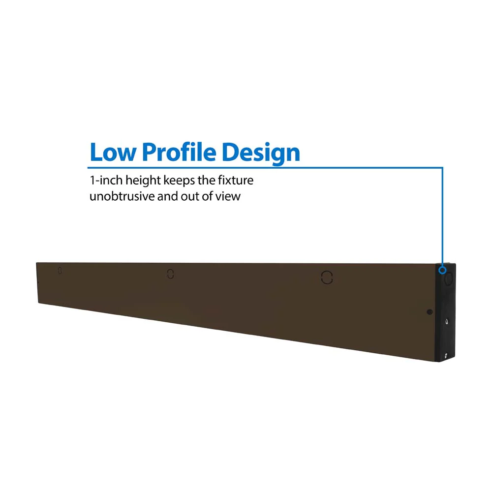 NUC-5 Series 40-inch Oil Rubbed Bronze Selectable LED Under Cabinet Light - Image 6