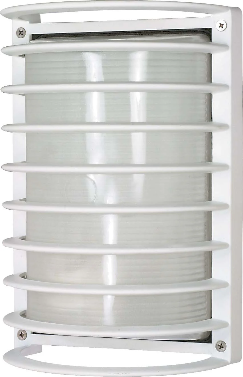 Nuvo 1 Light - 10 inch - Rectangle Cage Bulk Head - Die Cast Bulk Head