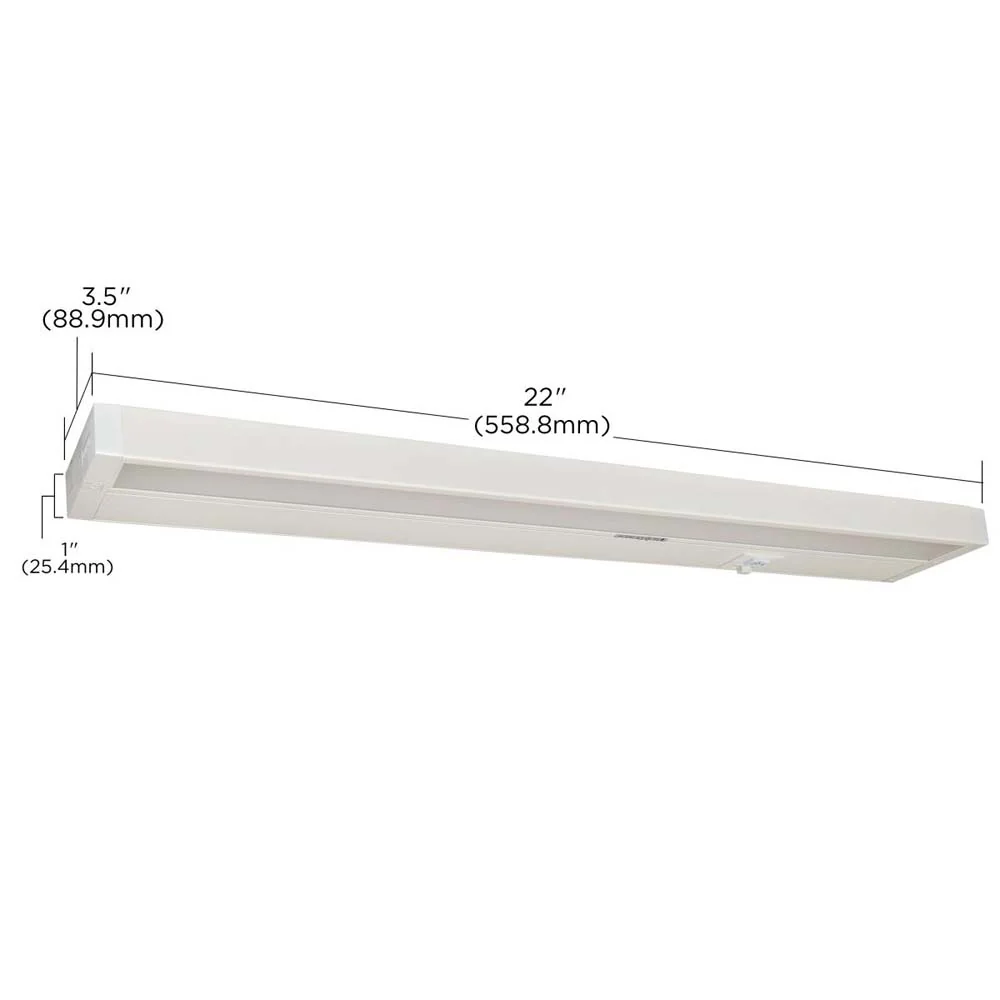 Nuvo 13w 22-in LED White Under Cabinet Light CCT Selectable 120v - Image 9
