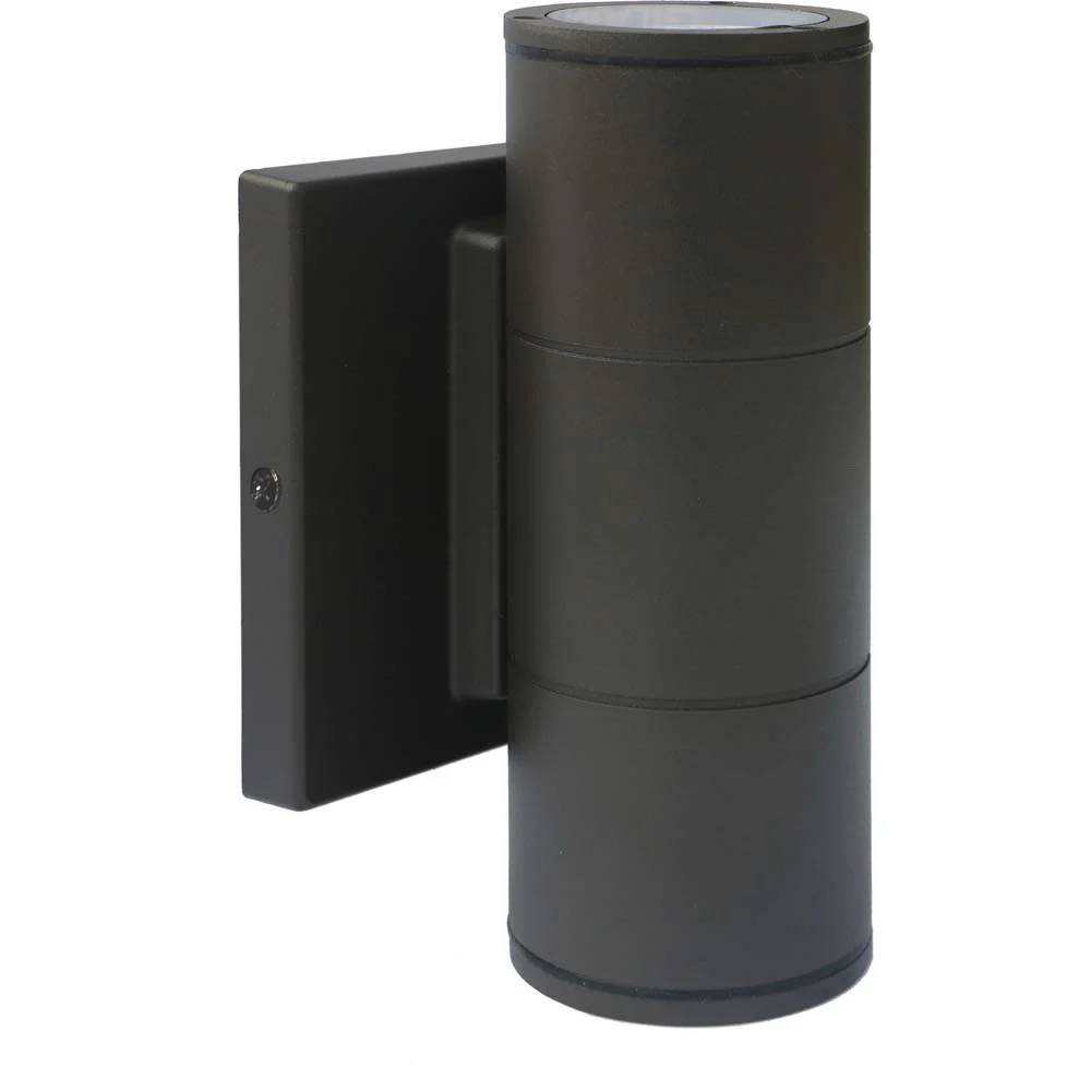 Nuvo 2-Light 10w 120-277v LED Small Up & Down Sconce Fixture in Bronze Finish